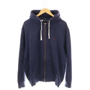 ジップアップパーカー スウェット XXL ネイビー /ES OS