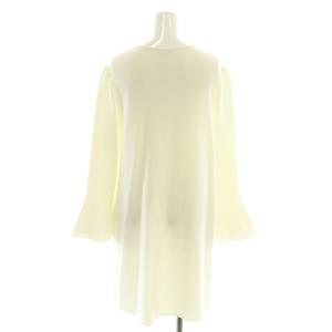 TO BE CHIC サーブルストレッチニットジャケット コート 44 白 ホワイト /SS OS