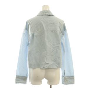 yori ミニフリルショートシャツ ストライプ 36 マルチカラー /SS OS