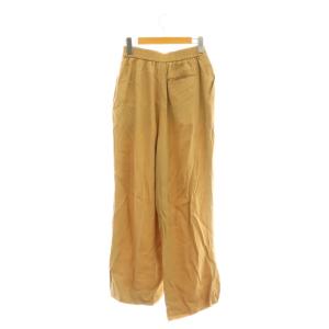 CABaN 25SS レーヨンシルクツイル 2タックパンツ XS ベージュ /SS OS
