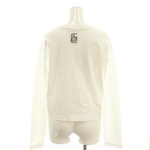CABaN 23SS ドライスビンコットン ロングスリーブTシャツ カットソー S 白 ホワイト /SS OS