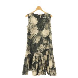 ノースリーブフラワープリントワンピース 40 マルチカラー /DO OS