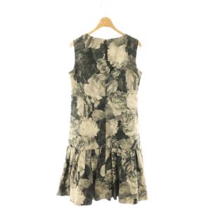 TO BE CHIC ノースリーブフラワープリントワンピース 40 マルチカラー /DO OS