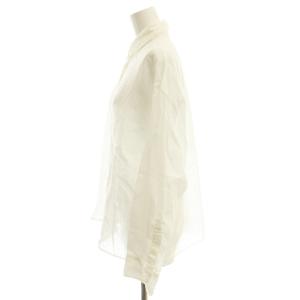 Deuxieme Classe 23SS Linenリネンシャツ 長袖 スタンドカラー F 白 ホワイト /AT OS