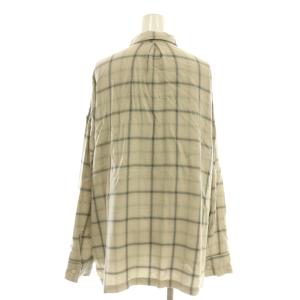 REMI RELIEF ダブルガーゼ チェックシャツ Fグレー系 /SS OS