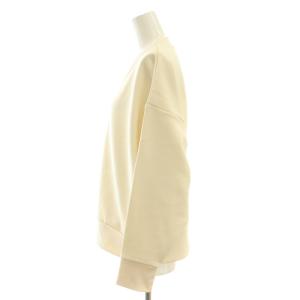 SLOBE IENA 25SS ブライト裏毛ニットカーディガン Vネック 長袖 F アイボリー /AT OS