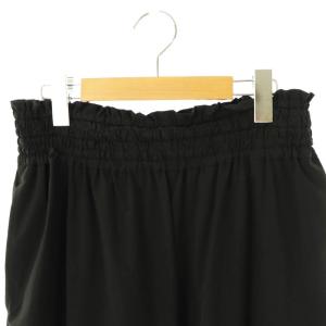 JOURNAL STANDARD ナイロンストレッチワイドパンツ 40 ブラック /ES OS