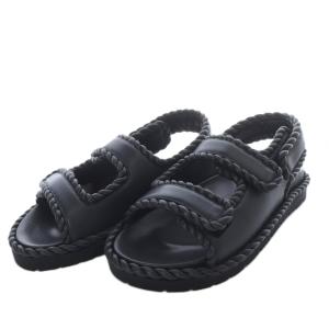 BOTTEGA VENETA JACK FLAT SANDAL 37 グレー