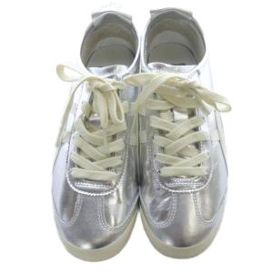Onitsuka Tiger MEXICO 66 ローカットスニーカー 24cm シルバー色 1183B566 /SR36