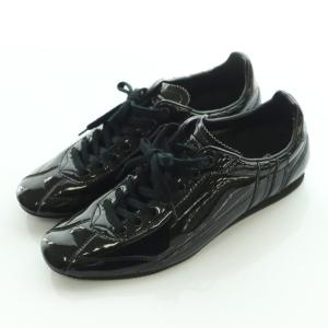 PATRICK DATIA-PT ローカットスニーカー 38 黒 ブラック 506441 /SS OS