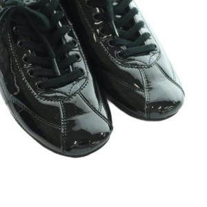 PATRICK DATIA-PT ローカットスニーカー 38 黒 ブラック 506441 /SS OS