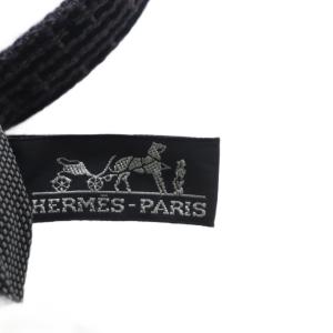 HERMES エールラインPM トートバッグ キャンバス グレー