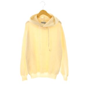 ウールニットフーディーパーカー プルオーバー S アイボリー /CX OS