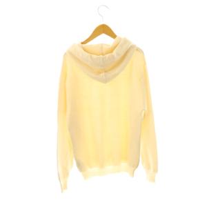 JOHN SMEDLEY ウールニットフーディーパーカー プルオーバー S アイボリー /CX OS