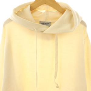 JOHN SMEDLEY ウールニットフーディーパーカー プルオーバー S アイボリー /CX OS