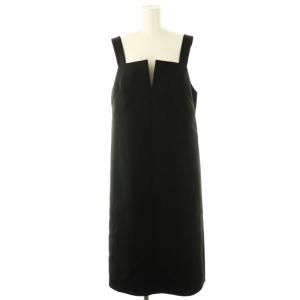 24SS トリプルクロスジャンパースカート ワンピース 38 黒 /CX OS SH