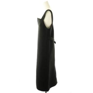 ANAYI 24SS トリプルクロスジャンパースカート ワンピース 38 黒 /CX OS SH