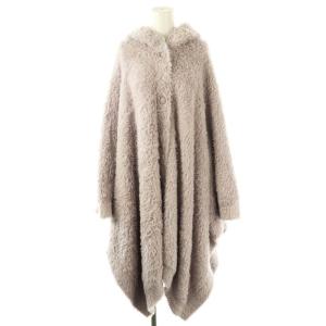 24AW sleep ラビット 着る毛布 ガウン ポンチョ ルームウェア F グレイッシュピンク /ES
