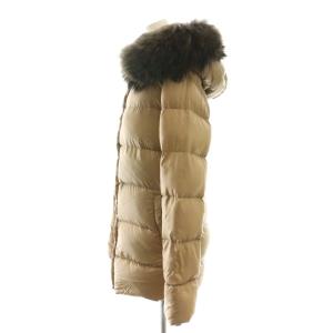 DUVETICA SABIK ラクーンファー ダウンジャケット ベージュ /SS OS