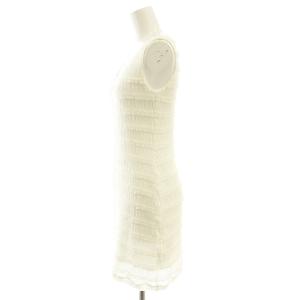 SNIDEL 25SS カーデセットカットレースワンピース ミニ F 白 ホワイト /SS OS