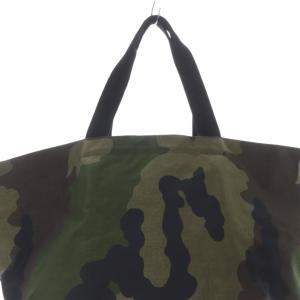 Hervé Chapelier カモフラ柄 ナイロン舟型ショルダーXL バッグ トートバッグ カーキ 緑 913W /SR25