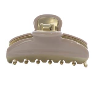 Alexandre De Paris ヴァンドーム 【VENDOME】M ヘアクリップ ベージュ /YO23