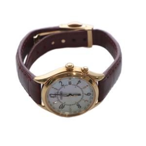 SEIKO ルキア 電波ソーラー 腕時計 ボルドー 1B35-0AA0 /YO12