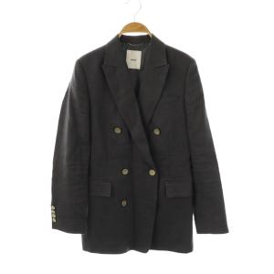 ミディアムリネンツイル ジャケット 36 グレー