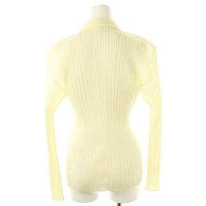 PLEATS PLEASE ISSEY MIYAKE 長袖シャツ プリーツ 3 ライトイエロー /DO OS
