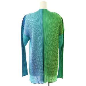 PLEATS PLEASE ISSEY MIYAKE グラデーションシャツジャケット 4 マルチカラー
