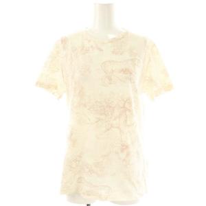 Toile de Jouy Tシャツ XS アイボリー ピンクモカ