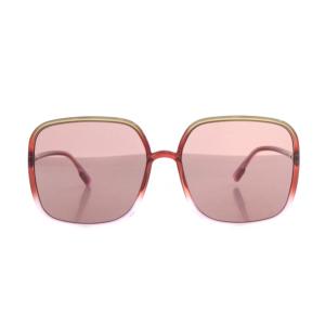 Christian Dior SoStellaire1 スクエアレンズ サングラス 5917-145 ピンク 591ZK /YO28