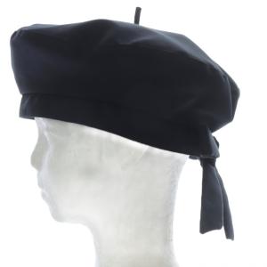 Arty ベレー帽 リボンモチーフ 57 ブラック 35DAO910A130