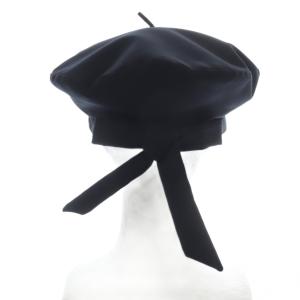 Christian Dior Arty ベレー帽 リボンモチーフ 57 ブラック 35DAO910A130