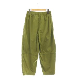 Drawer コットンシルクイージーパンツ テーパード 36 カーキ /AT OS