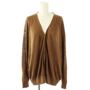 25SS BRONZER RICH CACHE CARDIGAN カーディガン リネン シルク混 ブラウン