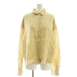 セカンド 2nd 24SS MY STANDARD リネン2WAY shortシャツ F ベージュ /SS