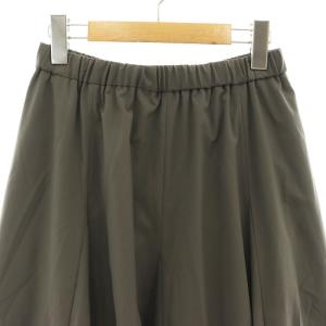 23区 24AW イージーフレアスカート ロング 34 グレー /SS OS