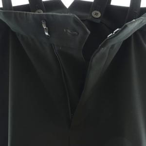 23区 23AW ストレッチダブルクロス サスペンダーパンツ 32 黒 ブラック /SS OS
