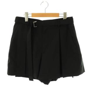 24年製 Suiting Shorts キュロット ショートパンツ 3 ブラック /ES OS
