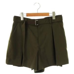 24年製 Suiting Shorts キュロット 3 カーキ