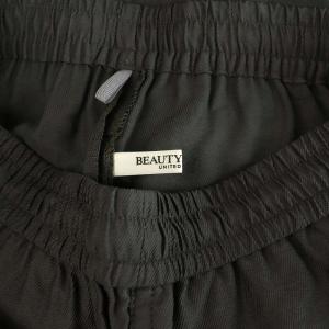 BEAUTY&YOUTH UNITED ARROWS 24SS ツイルパッチポケットイージーパンツ ワイド S チャコールグレー /MY OS