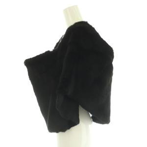 Maison Margiela 1 ラビットファーケープボレロ 40 ブラック
