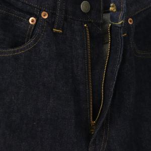 ANATOMICA 618MARILYNハイウエストデニム パンツ ジーンズ ストレート セルビッチ 23 ネイビー /DF