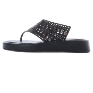 ALAIA Flip flops トングサンダル レザー 37 黒 ブラック /SR29