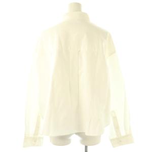 Framework 24SS コットンオックスBDショートシャツ 長袖 ホワイト /HK OS