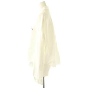 Framework 24SS コットンオックスBDショートシャツ 長袖 ホワイト /HK OS