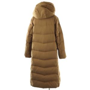 PLST ストレッチロングダウンコート S ブラウン /ES OS