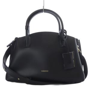 2WAYトートバッグM ハンドバッグ ショルダーバッグ ワンショルダー レザー ブラック /YO22