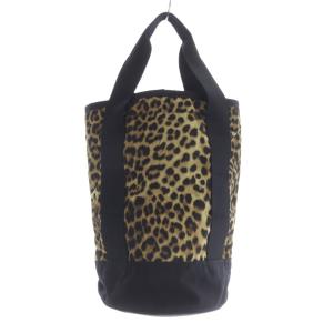 GREGORY レオパード ランタンバッグ ハンドバッグ 茶 ブラウン 黒 ブラック /SR45